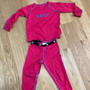 Kids Burton base layer set 4T